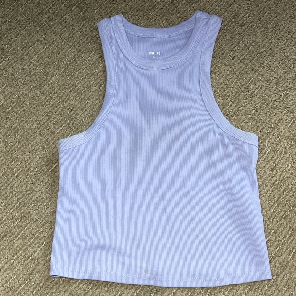 Maeve Ribbed Racerback Tank